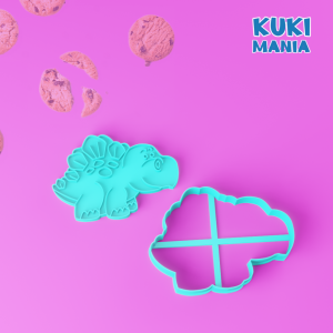 Cute dino v4 damga kurabiye kalıbı