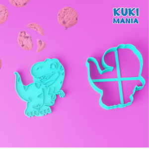 Cute dino v5 damga kurabiye kalıbı