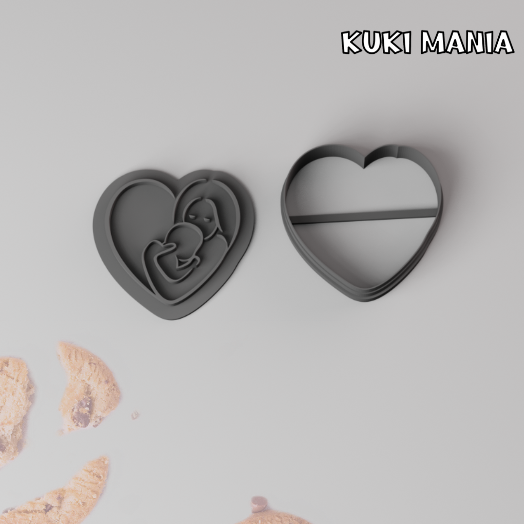 Mother day damga v2 kurabiye kalıbı